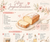 Saftiger Joghurt Kuchen mit HERZ Überraschung