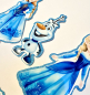 Preview: Premium Topper Set "Frozen" 9 Stk. mit Acryl Stiele