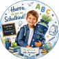 Preview: Schulstart Tortenbild mit individuellem Foto