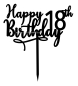Preview: Topper "Happy Birthday ..." mit Wunschzahl
