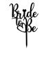 Preview: Topper "Bride to be" - Herz