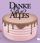 Preview: Topper "Danke für alles"