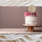 Preview: Holz Topper "Zur heiligen Taufe"mit Gravur & Acryl weiß