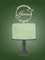 Preview: Individueller Topper mit Name und Wunschanlass - Fische