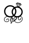 Preview: Topper "Ringe" mit Herz