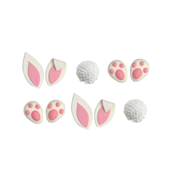 Zucker Dekor Osterhase 10 Stück