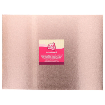 Cake Drum rosegold 40x30 cm