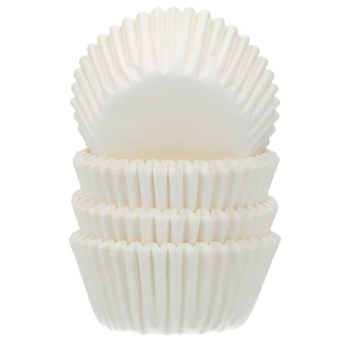 Mini Muffinpapier weiß 100 Stk
