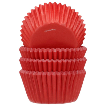 Mini Muffinpapier rot 100 Stk
