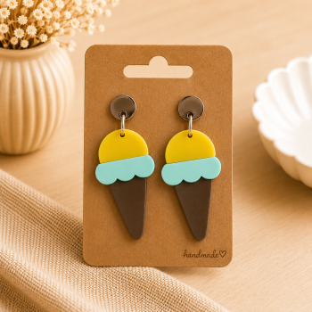 Ohrring Sweet Summer Ice - Schoko Zitrone