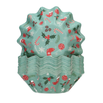 Muffin Papierbackform super fest Weihnachten 48 Stk