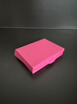 Kuchenwelt Gutschein Geschenkshülle in Rosa-Pink