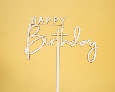 Topper "Happy Birthday"
