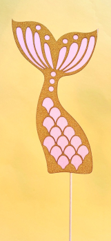 Papier-Topper "Meerjungfrauflosse" - Farbauswahl