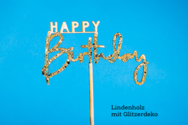 Topper "Happy Birthday"