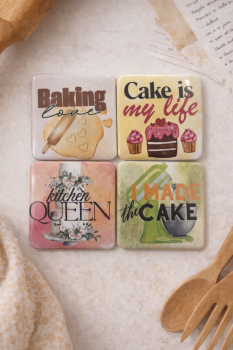 Magnet Set "Kitchen queen" 4 er Set