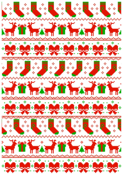 Schoko Transferfolie A4 - Norweger Muster