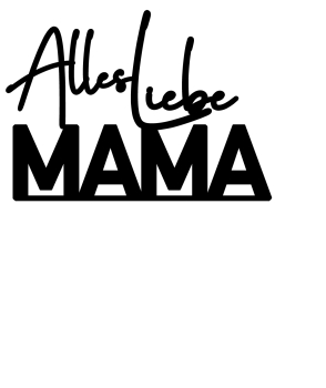 Topper "Alles Liebe..." Mama oder Papa