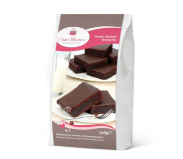 CM Backmischung-Set "Brownie Mix Double Chocolate" 516g - MHD 10/21