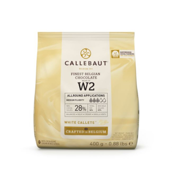 Callebaut Weiße Schokolade Kuvertüre 400g
