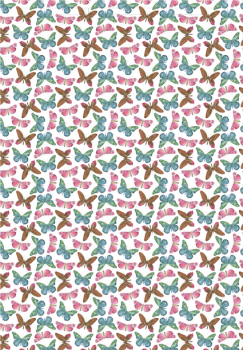 Schoko Transferfolie A4 - Schmetterlinge