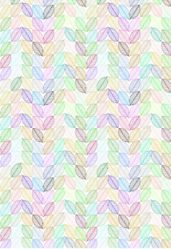 Schoko Transferfolie A4 - Bunte Federn