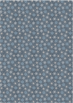 Schoko Transferfolie A4 - Schneeflocken