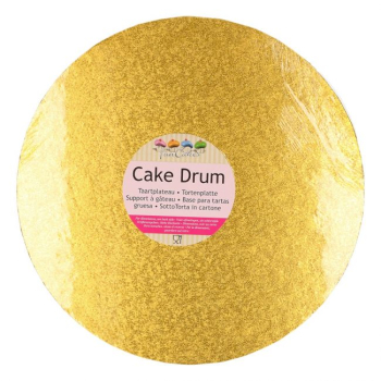 Funcakes Cake Drum DM 25 cm Gold