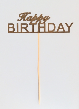 Topper "Happy Birthday"