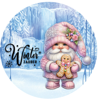Ausdruck "Winter Zauber" mit Gnom