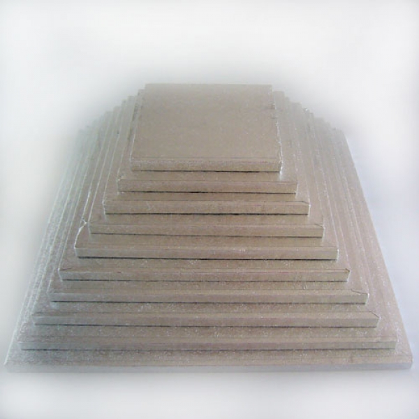 Cake Drum Silber 40x40 cm