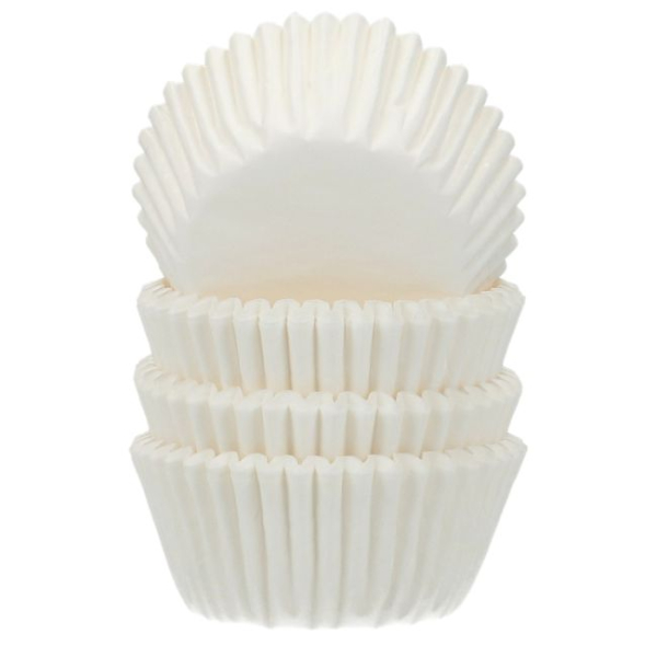Mini Muffinpapier weiß 100 Stk