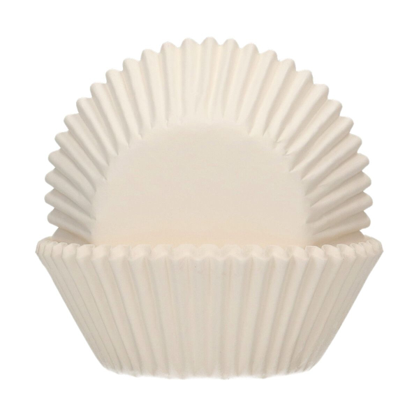 Muffin Papierbackformen 48 Stk weiß