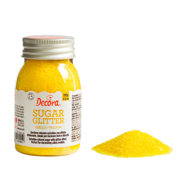 Decora Bunter Kristall Zucker 100g - Farbauswahl