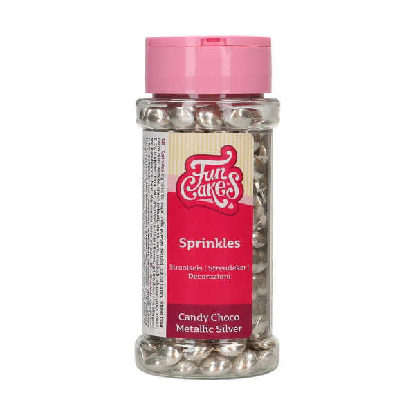 Funcakes Schokolinsen silber 80 gr.