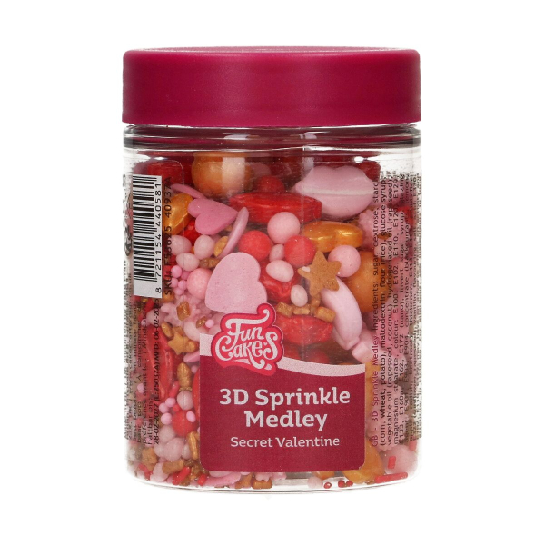Funcakes Streusel Mix Secret Valentine  70 gr.