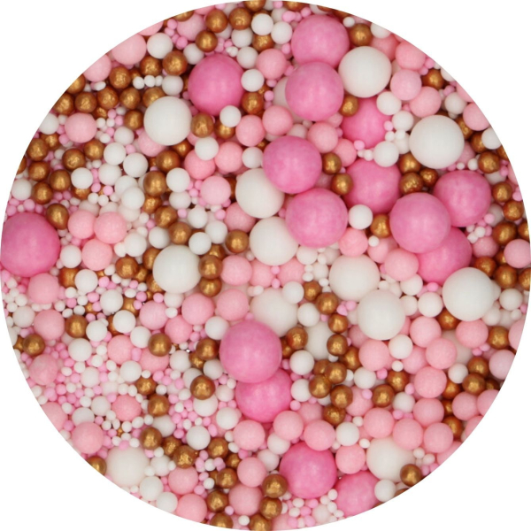 Funcakes Soft Pearls Mix Pink Celebration 80 gr.