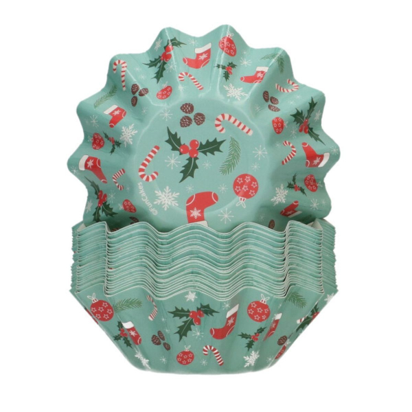 Muffin Papierbackform super fest Weihnachten 48 Stk