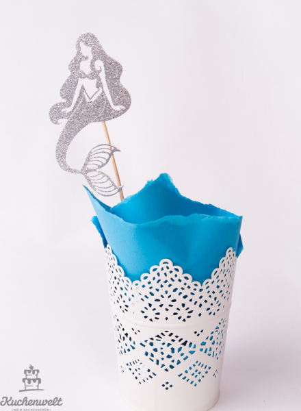 Papier-Topper "Meerjungfrau"