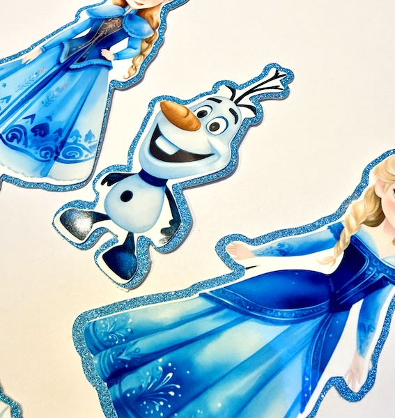 Premium Topper Set "Frozen" 9 Stk. mit Acryl Stiele