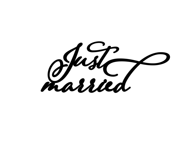 Topper "Just Married"