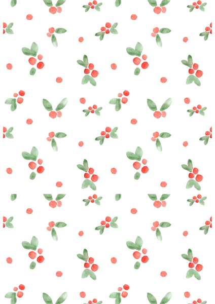 Schoko Transferfolie A4 - Weihnachten Misteln