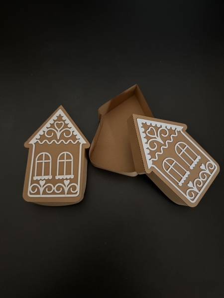 Kuchenwelt Geschenk Box "Lebkuchenhaus"
