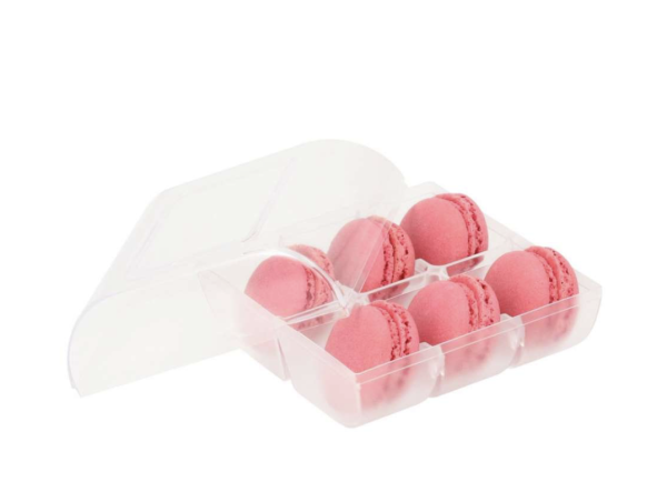 Cake-Masters Macarons Schalen Rot 6 Stk. + Box