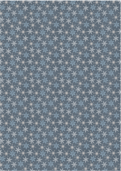 Schoko Transferfolie A4 - Schneeflocken