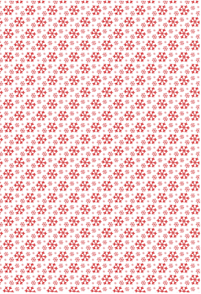 Schoko Transferfolie A4 - Schneeflocken rot