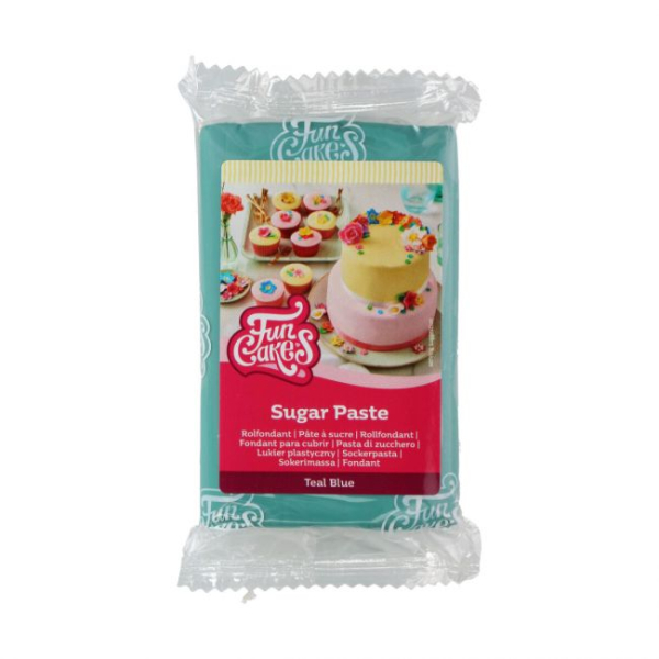 Funcakes Roll Fondant Teal Blue 250 g