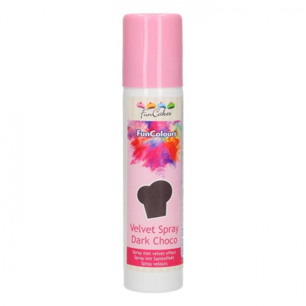 Funcakes Velvet Spray Dark Choco 100ml