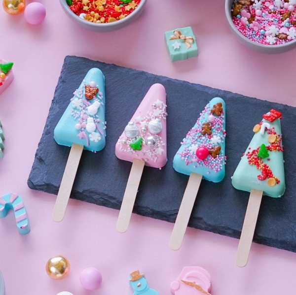Happy Sprinkles Cakesicle Silikonform "Triangle" 4er