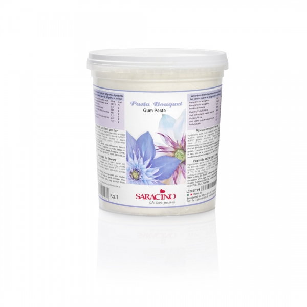 Saracino "Pasta Bouquet" Blütenpaste Weiß 1 kg